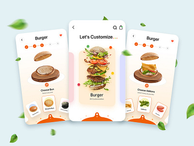 Restaurant Food Customize UI burger challenge dashboard food app food recipe food ui login menu modifier ui ux