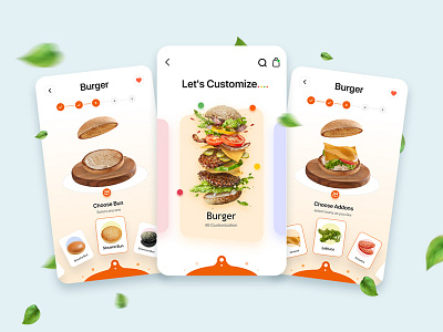 Restaurant Food Customize UI