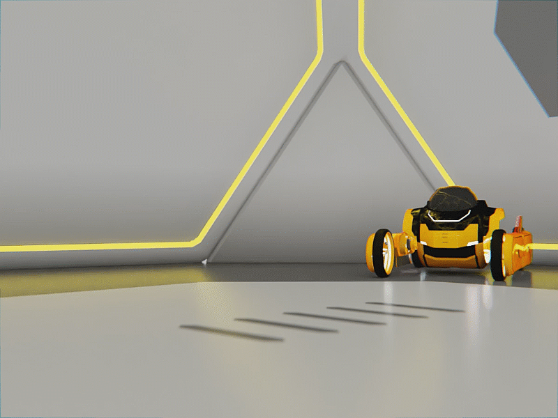 transformer robot concept 3d dashboard game gaming inspiration landingpage login neon simple steam ui ux