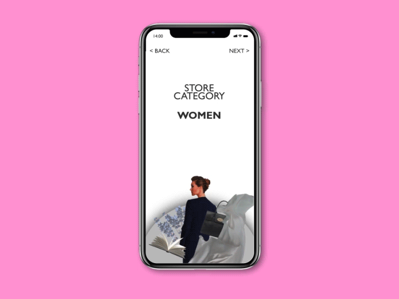 Iphone X | Interaction Design apps category clean design iphone iphone x mobile modern simple store