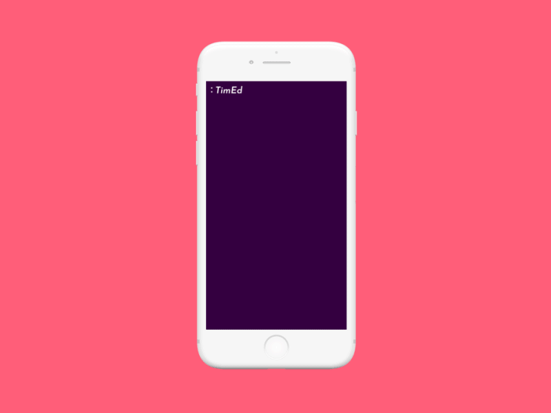 Counting Down dark app dark background typography ui beauty countdown time micro interaction micro animation ux animation interaction design simple timer mobile iphone apps design modern clean