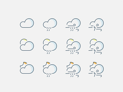 Weather Icon Set icon icon set icons ui weather