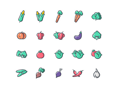 Vegetable Icon icon icon design icon pack vegetable