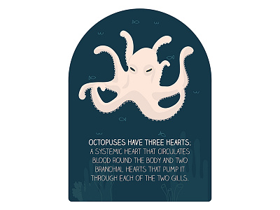 Octopus fact illustration octopus smarty pants vector vector art wisdom