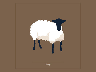 Sheep animal graphic illustration sheep spot illustration vector vector art wool