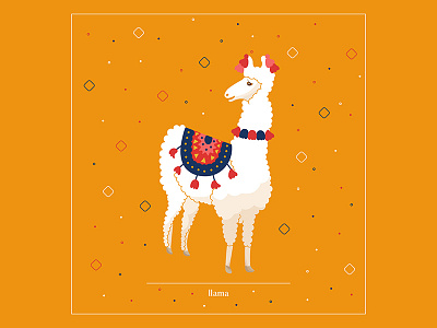 Llama animal computer art design digital art graphic illustration llama vector