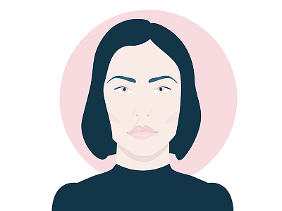 Nina computer art dj graphic illustration illustrative illustrator nina kraviz portrait vector vector art vector graphic