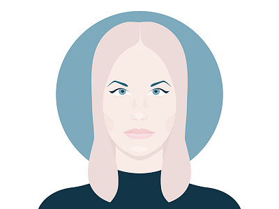 Ida computer art digital art dj ida engberg illustration illustrative illustrator portrait techno vector vector art