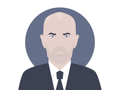 Zidane computer art digital art football illustration illustrator portrait soccer vector vector art zidane
