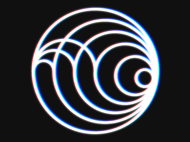 mesmerising spheres 2d 3d circle loop motion rgb sphere