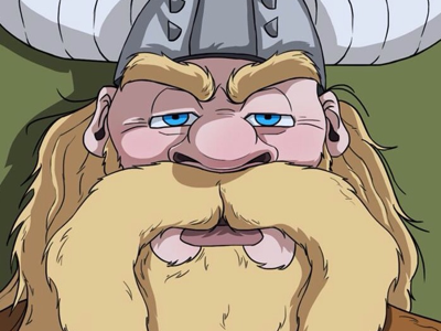 Bored Viking character design illustration photoshop portrait viking
