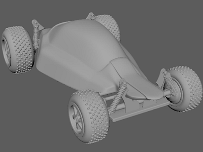 Race Car Toy 3d 3dmodel car maya model toy