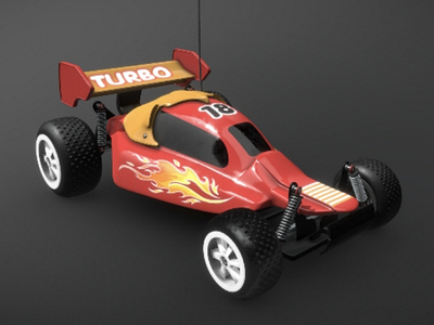 Toy Race Car - complete 3d 3dmodel car cg cgi maya substance painter toy