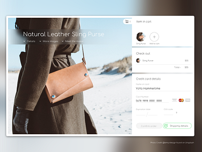 002 Credit Card Checkout daily ui ui design