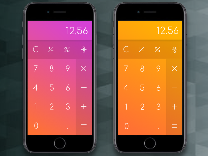004 Daily Ui Challenge Calculator by Edward McMullin on Dribbble
