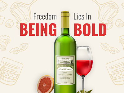 Wine Banner design