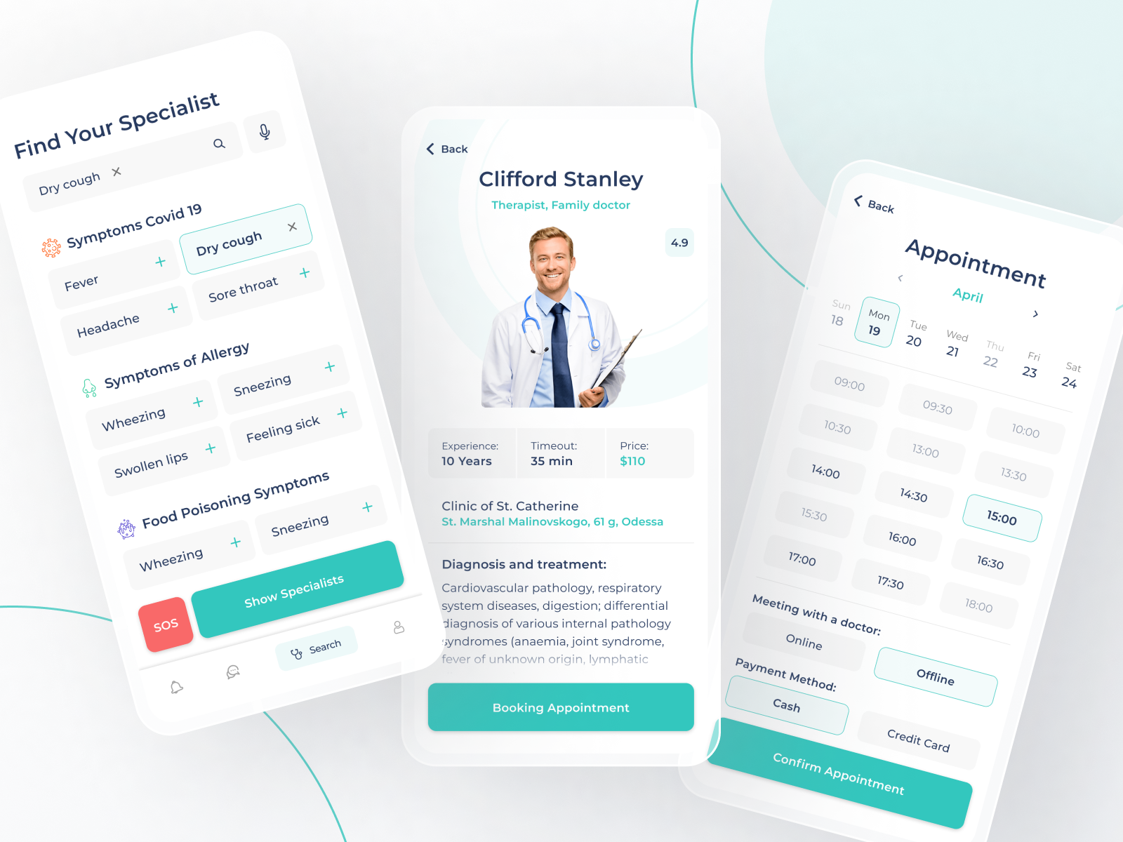 Medical App by Inna for Globaldev Group on Dribbble