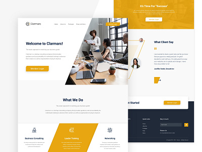 Clarmarc Consulting Product page consultancy consultant consulting design illustration landing landing page logos page ui ui ux usability user experience userinterface ux web webdesign website design