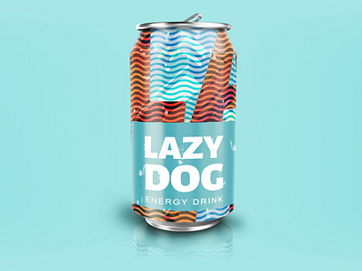 LazyDog Enery Drink brand branding design brew brewery cola drink energy package design soda
