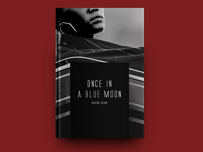 Once in a blue moon book cover animation branding design illustration logo typography vector