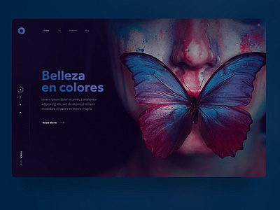 Belleza UI design concept animation branding design type ui ux web website