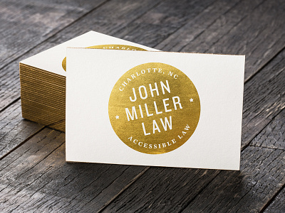 Miller Law - Business Card Concept