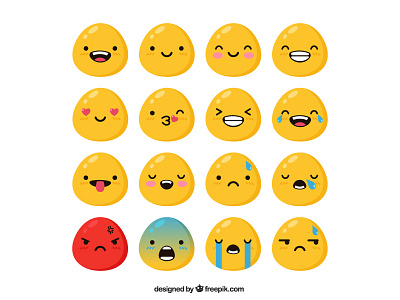 yellow emoji adobe illustrator emoji emoticon flat freepik vector yellow