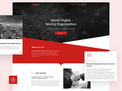 Digital Mining landingpage