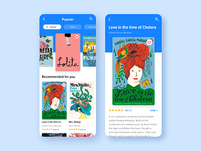 Book app app application book colorful covers design filters ios mobile mobile app mobile app design mobile application mobiledesign opinions reading ui user experience userinterface ux