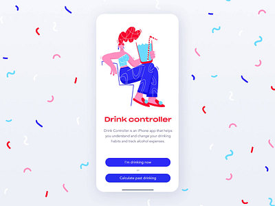 Drink controller application alcohol animated animation app application controller design drink ethworks illustration ios mobile movie pricniple ui user experience ux
