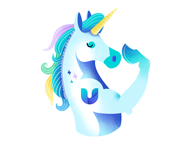 UniLogin unicorn blockchain crypto cryptocurrency design digital ethworks horse illustration logo pastels procreate unicorn unilogin