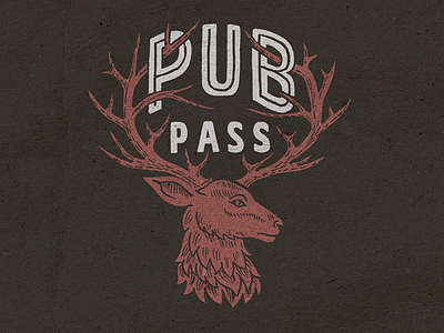 Deer illustration for PubPass