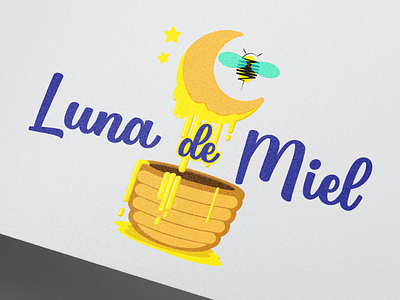 Luna De Miel brand branding busines card design graphic identity illustration logo vector