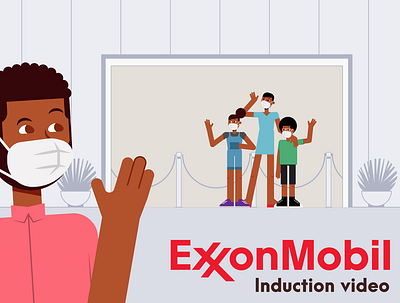 ExxonMobil - Induction video characterdesign explainervideo exxonmobil illustration induction motion graphics vector