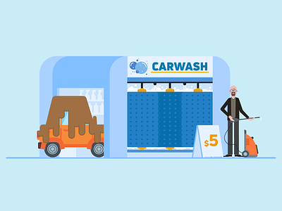 Carwash adobeillustrator breaking bad car carwash character design characterdesign illustration illustrator money laundering vector walterwhiter