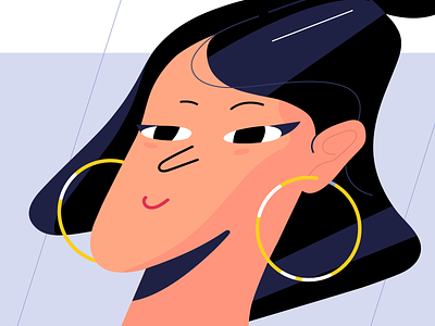 Girl anyadraw character characterdesign color design illustration smile vector