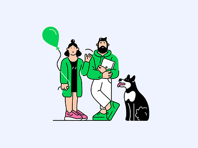 Welcome character characterdesign design dog illustration itillustration welcome