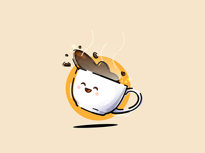 Café adobe illustrator character coffe coffee cup coffeeshop illustration vector
