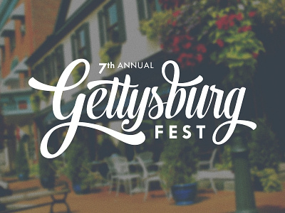 Gettysburg Fest arts branding culture festival gettysburg history logo pennsylvania type typography