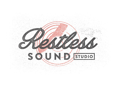 Recording Studio Logo logo music record recording sound studio vinyl