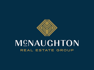 McNaughton Real Estate Group brand identity logo logo design mark typography