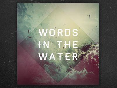 Words In The Water - Full designers.mx fish haymaker ocean sea vintage water words