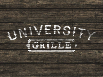 University Grille bar beer carton classy food grille haymaker logo pub wine