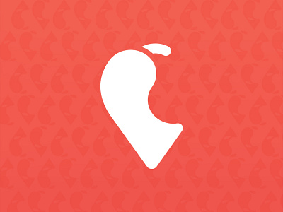 Chilidrop Logo chili design food illustrator logo logotype minimalistic pepper red