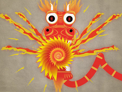 Dragon from Zodiac Animation Colab animation dragon fire zodiac