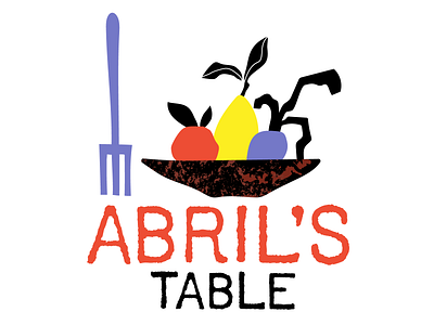 Abril's Table branding catering catering logo logo