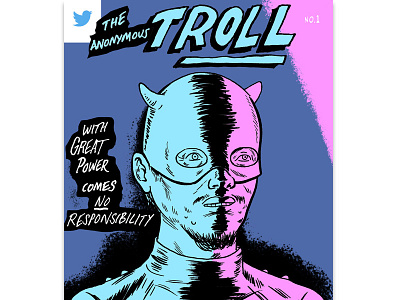 The Anonymous Troll anonymous bot comics social media troll twitter