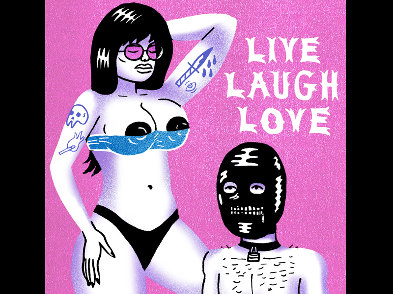 Live Laugh Love illustration sexy tattoo tattoo art