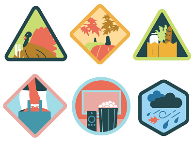 Badges badges icons illustration interactive ui uidesign