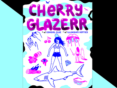 Cherry Glazerr poster cherry glazerr music poster